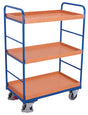 VARIOfit Hoher Etagenwagen mit drei Tabletts sw-500.213/sw-600.213/sw-700.247/sw-800.247
