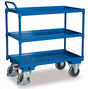 VARIOfit Tischwagen mit drei Wannen, Schiebegriff, EasySTOP sw-500.698/sw-700.623