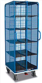 VARIOfit Aktenwagen mit 20 Fächern und EasySTOP sw-574.002