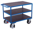 VARIOfit Schwerer Tischwagen mit drei Ladefl. Sperrholz sw-700.617/sw-800.617/sw-800.618/sw-800.619